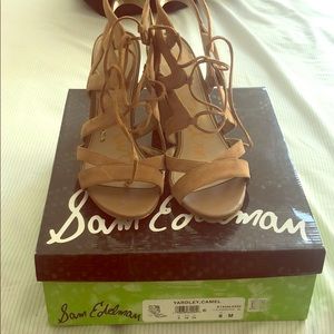 Sam Edelman yardley camel suede size 8 used